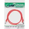 InLine Patch kabelis, S/FTP (PiMf), Cat.8.1, 2000MHz, bezhalogēns, sarkans, 0,5m