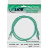 InLine Patch kabelis, S/FTP (PiMf), Cat.8.1, 2000MHz, bezhalogēns, zaļš, 1,5m