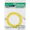 InLine Patch kabelis, S/FTP (PiMf), Cat.8.1, 2000MHz, bezhalogēns, dzeltens, 15m