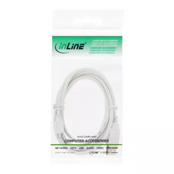 InLine Micro USB 2.0 kabelis USB Type A vīriešu / Micro-B vīriešu, balts, 0,5 m
