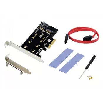 Conceptronic EMRICK 2-in-1 M.2 SSD PCIe Adapter NVMe un SATA