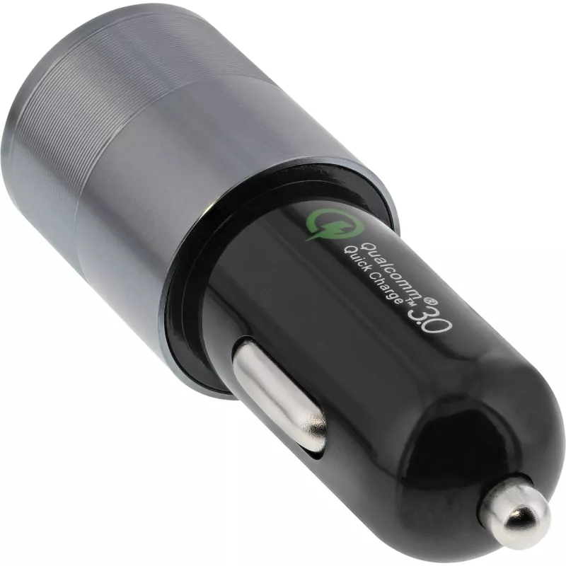InLine USB auto lādētājs Quick Charge 3.0, melns