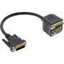 DVI-I adaptera kabelis InLine 17301 DVI-I tēviņš / DVI-I mātīte + S-VGA mātīte