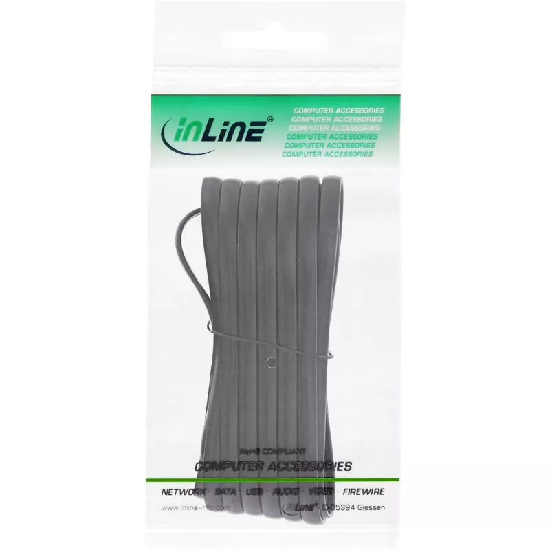 InLine Modular Cable RJ12 vīrietis / vīrietis 6P6C 5m
