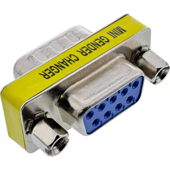 InLine Mini Dzimuma Mainītājs 9-pin seriālais vīriešu / sieviešu