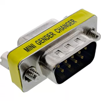 InLine Mini Dzimuma Mainītājs 9-pin seriālais vīriešu / sieviešu