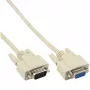 InLine VGA kabelis 15 HD vīrietis / sieviete bēšs 5m