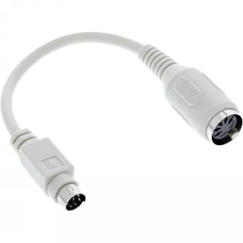 InLine kabeļa adapteris 5-pin DIN sievišķais / PS/2 vīrišķais, apm. 10 cm