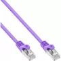 InLine 72502P SF/UTP Cat5e 2m Violets tīkla kabelis