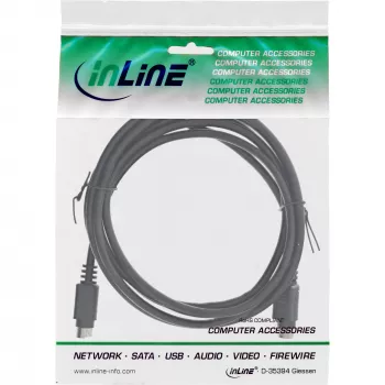 InLine S-VHS video kabelis 4 kontaktu tēviņš/tēviņš 2m
