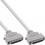 InLine SCSI II kabelis 50-pin Mini D-sub vīriešu/vīriešu 1m bēšs