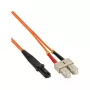 InLine Fiber Optical Duplex kabelis MTRJ/SC 50/125µm OM2 5m