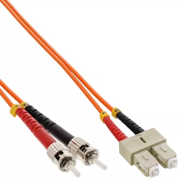 InLine Fiber Optical Duplex kabelis SC/ST 50/125µm OM2 15m
