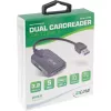 InLine karšu lasītājs USB 3.1 USB-A SD/SDHC/SDXC microSD UHS-II saderīgs