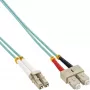 InLine Fiber Optical Duplex kabelis LC/SC 50/125µm OM3 35m