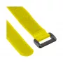 InLine Hook-and-Loop Cable Strips, 20 x 300 mm, 10 pcs, dzeltenas