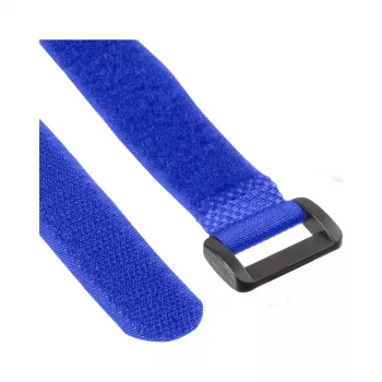 InLine kabeļu siksniņas Velcro 20 x 400 mm 10 gab. zilas