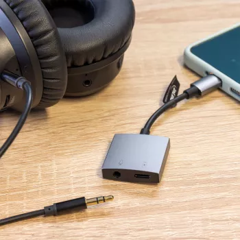 InLine USB-C audio adaptera kabelis, USB-C uz 3.5 mm ligzdu + PD 30W