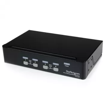 StarTech.com 4 Portu Profesionāls VGA USB KVM Slēdzis ar Hubu