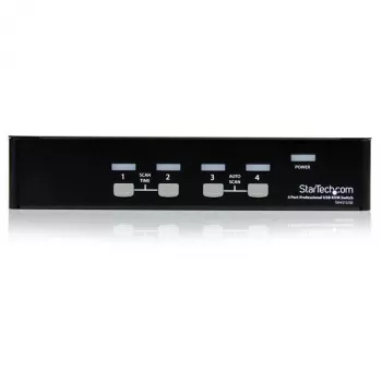 StarTech.com 4 Portu Profesionāls VGA USB KVM Slēdzis ar Hubu