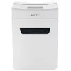 Papīra smalcinātājs LEITZ IQ Protect Premium 6M P5 — mikrošķiedru griezums, 18 L, skārienvadība, 351×204×355 mm