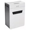 Papīra smalcinātājs LEITZ IQ Protect Premium 6M P5 — mikrošķiedru griezums, 18 L, skārienvadība, 351×204×355 mm