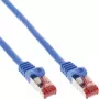 InLine Patch Kabelis S/FTP PiMF Cat.6 250MHz PVC CCA zils 0.25m