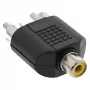 Audio adapteris RCA sievišķais / 2x RCA vīrišķais InLine 99311