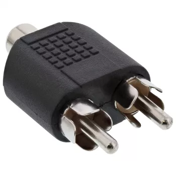 Audio adapteris RCA sievišķais / 2x RCA vīrišķais InLine 99311