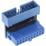 InLine USB 3.0 iekšējais adapteris vīrišķais sievišķais UP leņķa 33448O