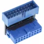 InLine USB 3.0 iekšējais adapteris, vīrišķais / sievišķais post savienojums, leņķis uz leju