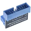 InLine USB 3.0 iekšējais adapteris, vīrišķais / sievišķais post savienojums, leņķis uz leju
