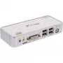 InLine Compact Desktop KVM Slēdzis USB DVI 2 Porti + Audio ar Kabeļiem 1.2m