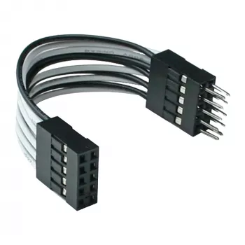 InLine USB iekšējais pagarinājums 2x 5 kontaktu vīriešu/sieviešu tiešais, 0,05 m