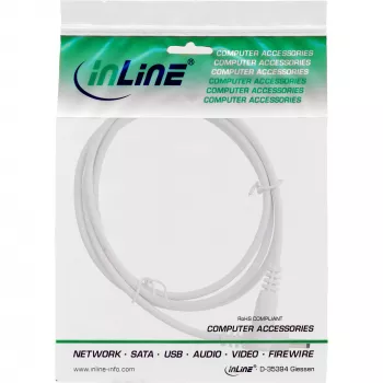 DC pagarinājuma kabelis InLine 26855D 0,5m vīrišķais/sieviešu 4,0x1,7mm balts
