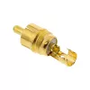 InLine RCA metāla vīrišķais spraudnis lodēšanai, melns, sarkans gredzens, 6 mm kabelim