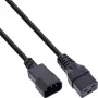 InLine strāvas adaptera kabelis, IEC-60320 C14–C19, 3x1,5mm², 10A, 3m