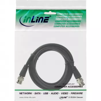 InLine BNC video kabelis, RG59, 75Ω, 10m