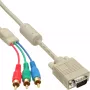 InLine VGA RGB kabelis VGA vīrietis / 3x RCA vīrietis 2m
