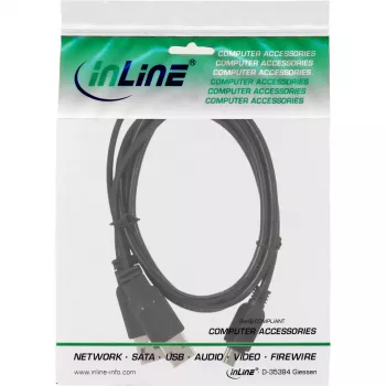 InLine USB Mini-Y kabelis 2x Type A vīriešu / Mini-B vīriešu, 5pin, 1m