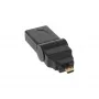 HDMI adapteris, A tipa ligzda / D tipa spraudnis, grozāms, apzeltīti kontakti, InLine 17690L