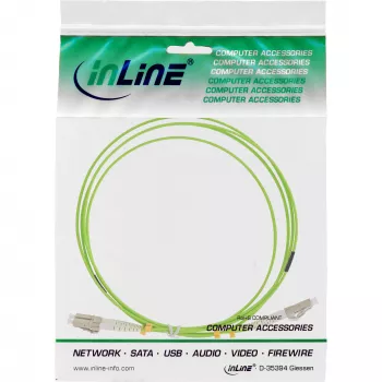 InLine Fiber Optical Duplex Cable LC/LC 50/125µm OM5 3m