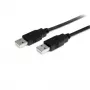 StarTech.com USB 2.0 A-A kabelis, 1 m, vīriešu/vīriešu, melns