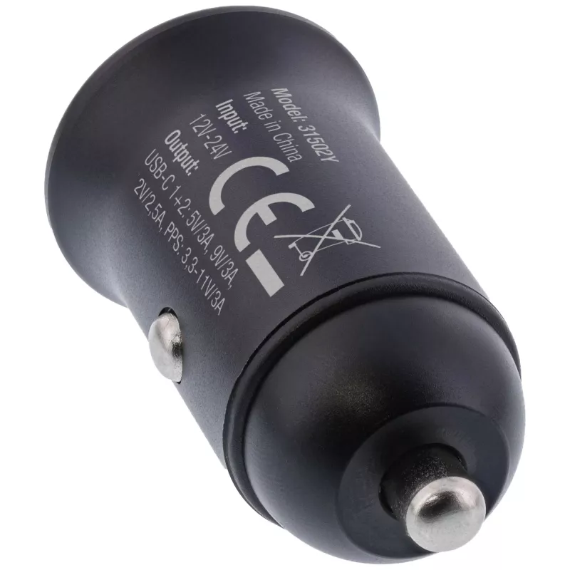 InLine USB-C automobiļa lādētājs 2x USB-C, 33W, melns