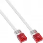 InLine Flat Ultratais Patch Kabelis U/UTP Cat.6 Gigabit gatavs balts 2m