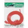 InLine Flat Ultraslim Patch Cable U/UTP Cat.6 Gigabit ready sarkans 3m