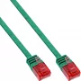 InLine Flat Ultraslim Patch Cable U/UTP Cat.6 Gigabit zaļš 5m