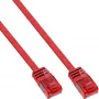 InLine Flat Ultraslim Patch Cable U/UTP Cat.6 Gigabit ready sarkans 5m