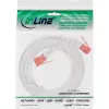 InLine Flat Ultraplāns Patch Kabelis U/UTP Cat.6 Gigabit gatavs balts 0.5m