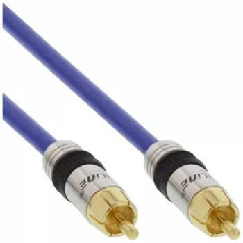 InLine Premium RCA Video & Digital Audio kabelis RCA vīrišķais / vīrišķais, apzeltīts, 25m